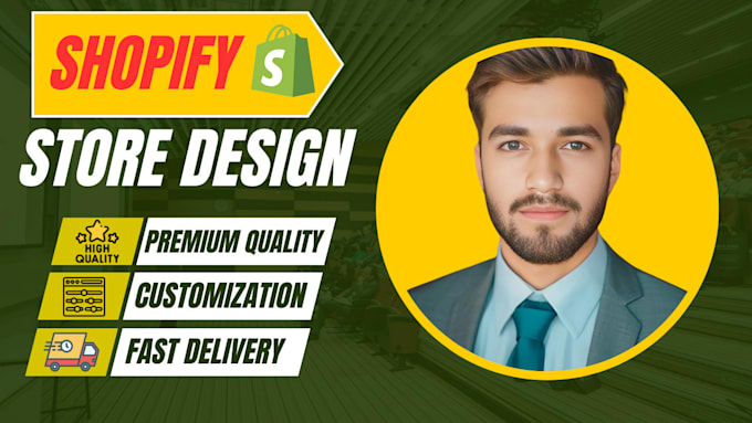 Gig Preview - Design professional shopify store, redesign and dropshipping website