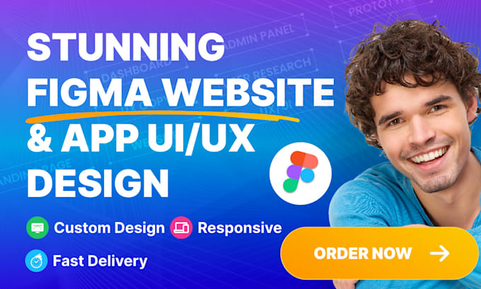 Gig Preview - Craft stunning figma website, landing page, app UI UX design for web mobile