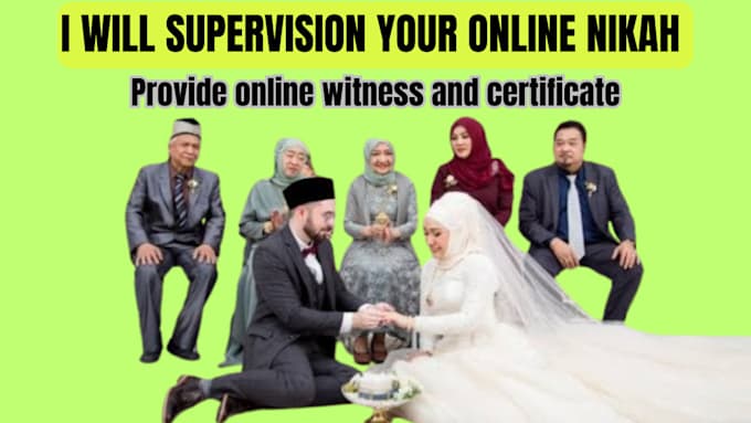 Bestseller - supervision your online nikah imam nikah witness and certificate