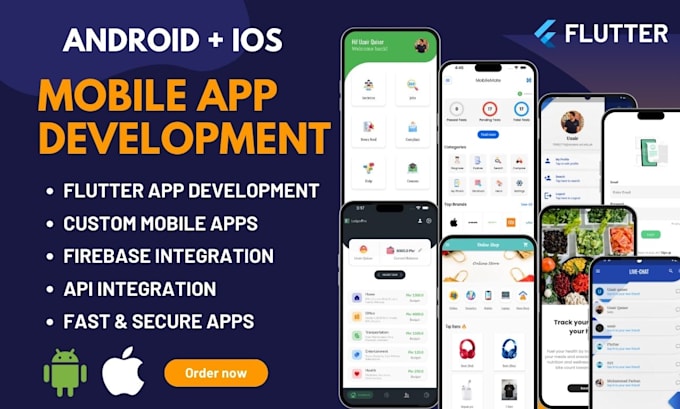 Bestseller - develop professional mobile apps for android and IOS using flutter