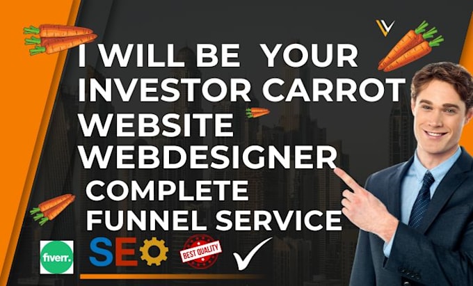 Bestseller - design and redesign investor carrot  real estate website with SEO and reireply