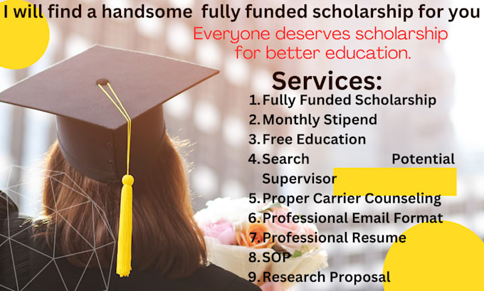 Gig Preview - Find fully funded scholarships for college and university students