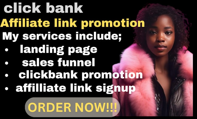 Bestseller - click bank affiliate promotion affiliate link promotion  sales funnel marketing