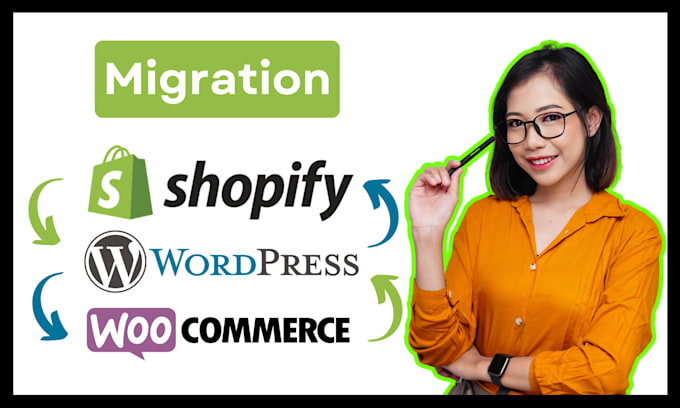 Gig Preview - Fast migrate shopify to wordpress and wordpress to shopify