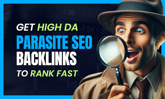 Gig Preview - Build parasite SEO backlinks and help you rank faster