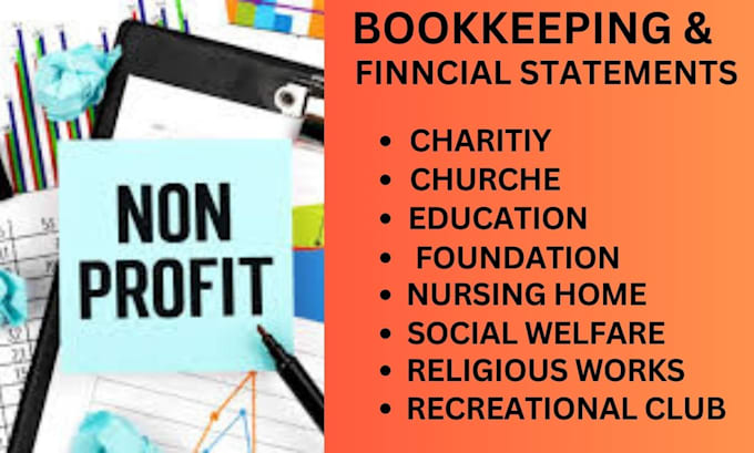 Gig Preview - Do financial statements bank reconciliation nonprofit charity clinic bookkeeping