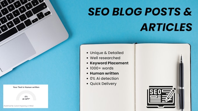 Gig Preview - Write high quality SEO blogs and articles for wordpress