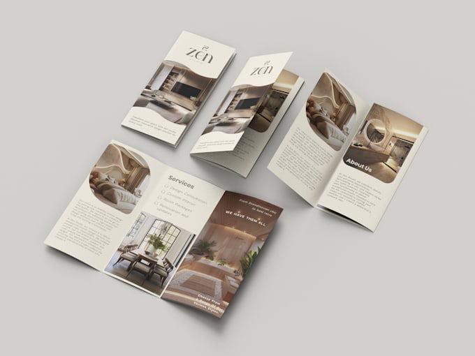 Gig Preview - Create a professional tri fold brochure for your business