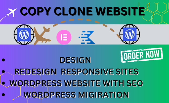 Bestseller - duplicate or clone of your wordpress website with elementor