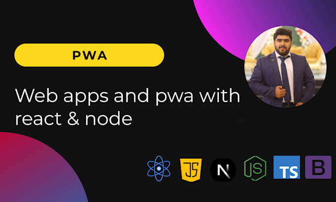 Gig Preview - Develop web apps and pwa with reactjs nextjs