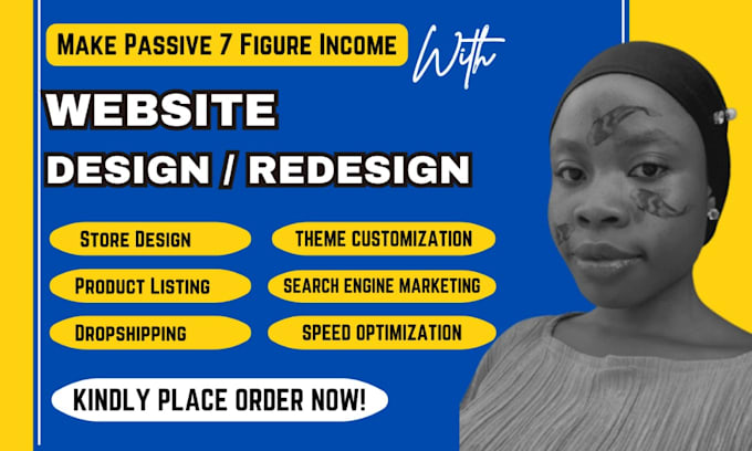 Gig Preview - Create shopify website design shopify website redesign