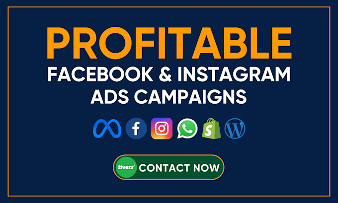 Gig Preview - Setup highly converting profitable fb and ig ads campaigns for your business