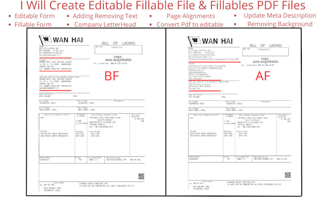 Gig Preview - Create, update or design interactive, fillable or editable PDF forms