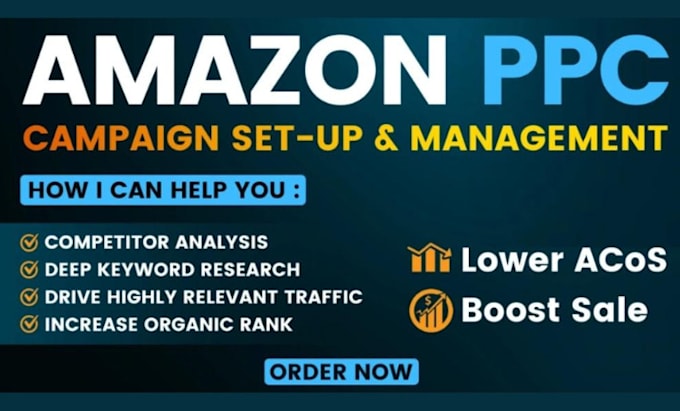 Bestseller - setup, optimize and manage amazon PPC campaign, sponsored ads