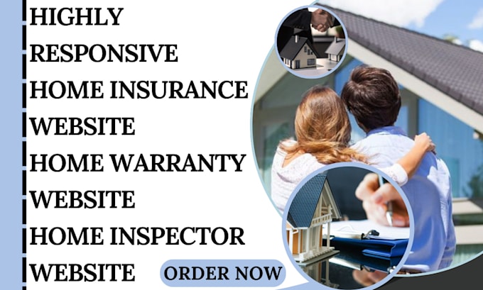 Bestseller - design home insurance website home warranty website home inspector website