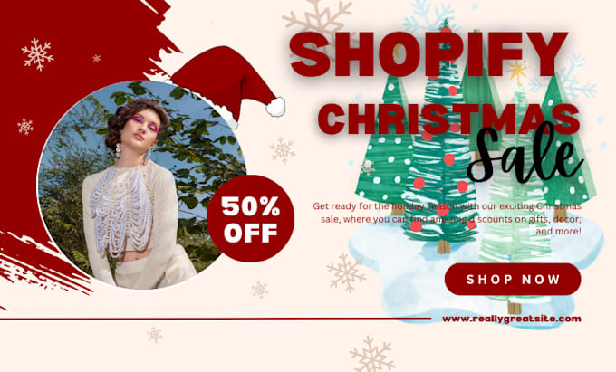 Gig Preview - Create shopify christmas sales pages with email marketing campaigns