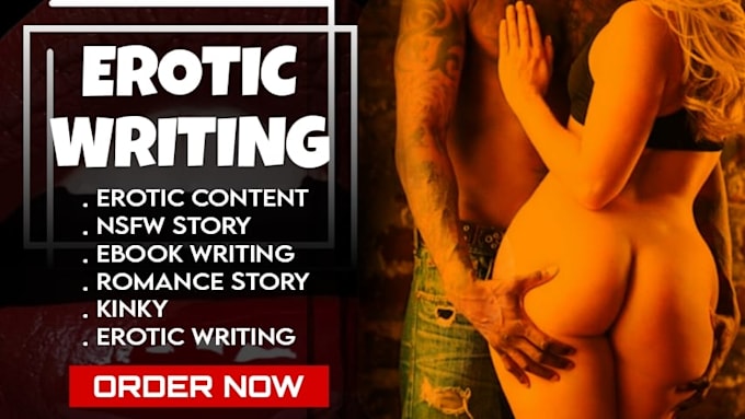 Gig Preview - Write your erotic fantasy erotic kinky erotic nsfw story, romance ebook writing