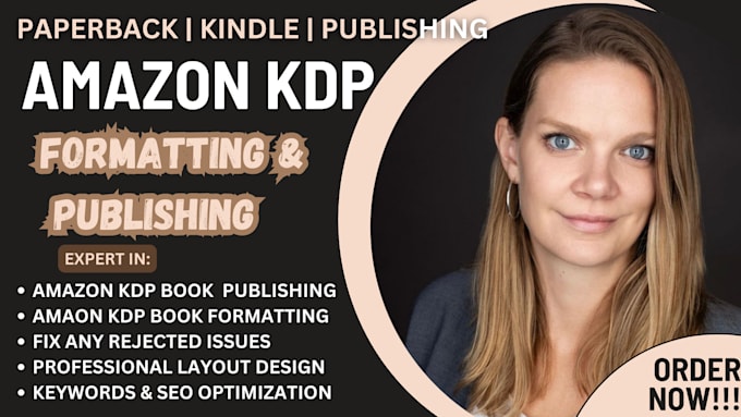 Gig Preview - Do KDP cover and book formatting for paperback and hardcover