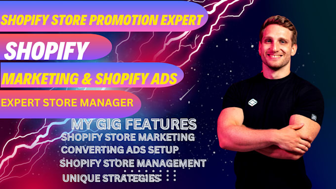 Gig Preview - Promote shopify store, ecommerce dropshipping marketing, to boost shopify sales