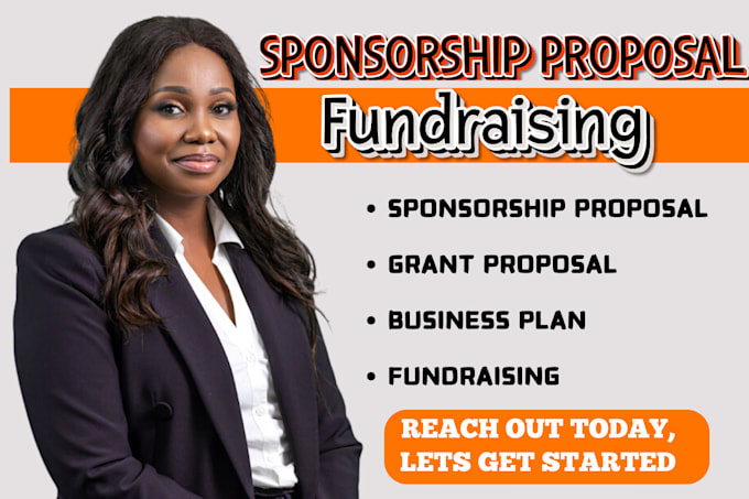 Gig Preview - Write winning sponsorship proposal fundraising grant proposal business proposal