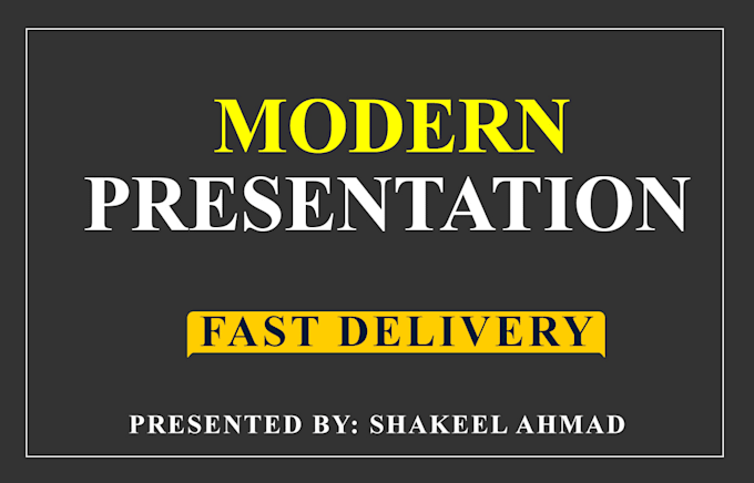 Gig Preview - Design a powerpoint presentation