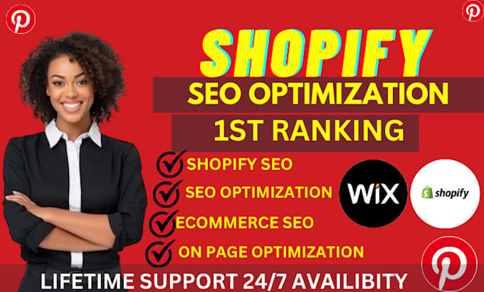 Gig Preview - Complete shopify  ecommerce SEO to improve ecommerce ranking traffic sales