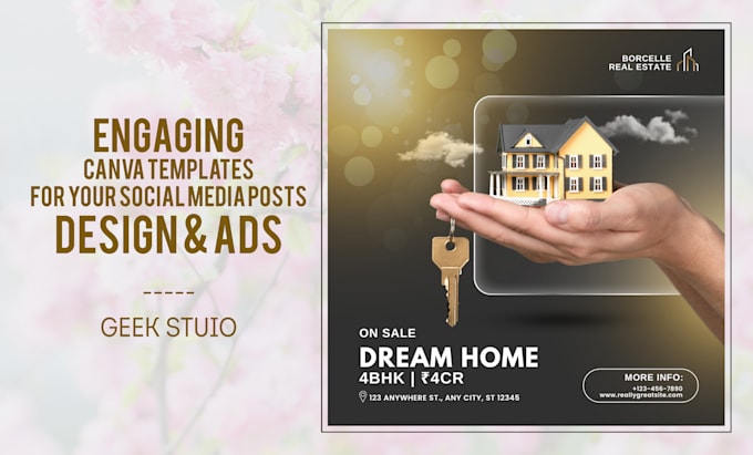 Gig Preview - Create engaging canva templates for your social media posts design and ads