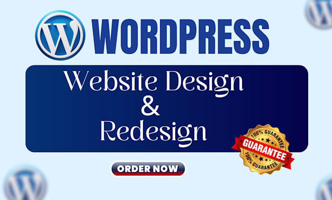 Gig Preview - Build wordpress website design clone edit revamp wordpress website