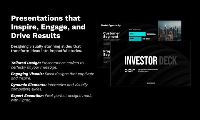 Gig Preview - Design top tier visually stunning presentation or pitch deck