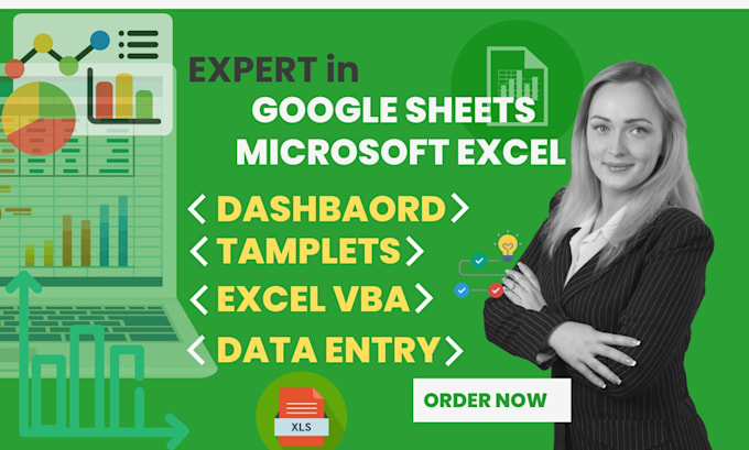 Gig Preview - Be your excel and google sheets expert