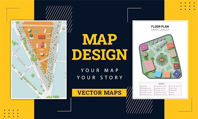 Gig Preview - Redesign 2d drawings and floor, site, plot, real estate plans into a vector map