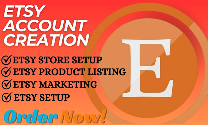 Gig Preview - Do etsy shop creation, setup etsy store with etsy SEO