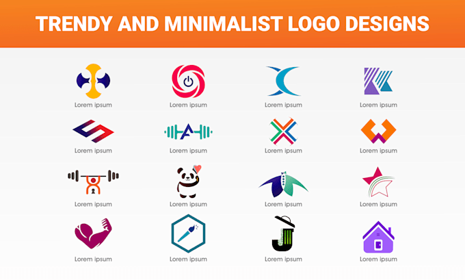 Gig Preview - Do trendy and minimalist logo design for your business