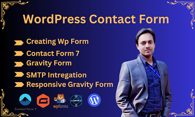 Gig Preview - Build wpforms, contact form 7, gravity forms, SMTP setup and bugs fix