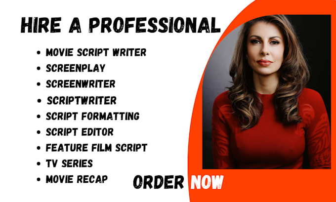 Gig Preview - Write your movie script recap, screenplay, script writing, feature film script