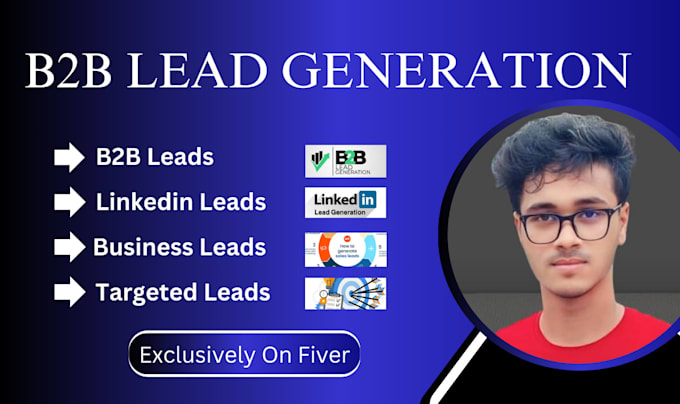 Gig Preview - Do targeted b2b lead generation, research on linkedin and email list building