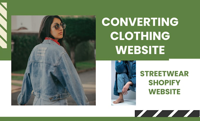 Gig Preview - Build shopify dropshipping store, shopify clothing store, fashion website