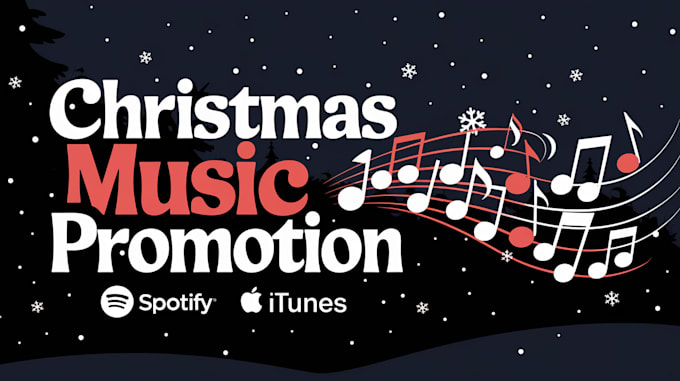 Gig Preview - Promote spotify album music do viral USA christmas music to real active audience