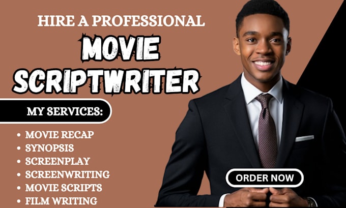 Gig Preview - Write movie script, movie script writing, script writing, film script