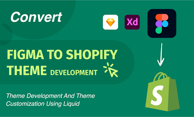 Gig Preview - Convert figma to shopify theme development and theme customization using liquid