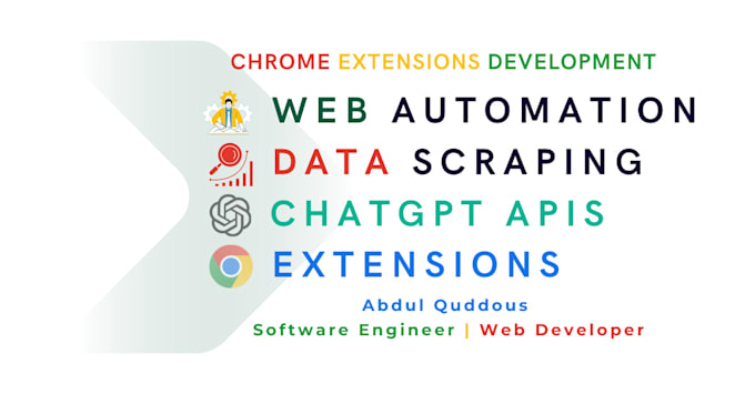 Gig Preview - Create browser extensions for data scraping and web automation