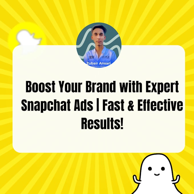 Gig Preview - Create high converting snapchat ads to skyrocket your business growth