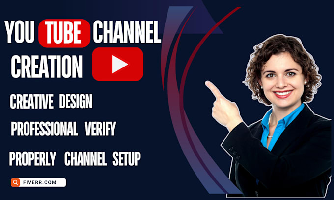 Bestseller - creat and setup your youtube channel professionally with logo banner watermark