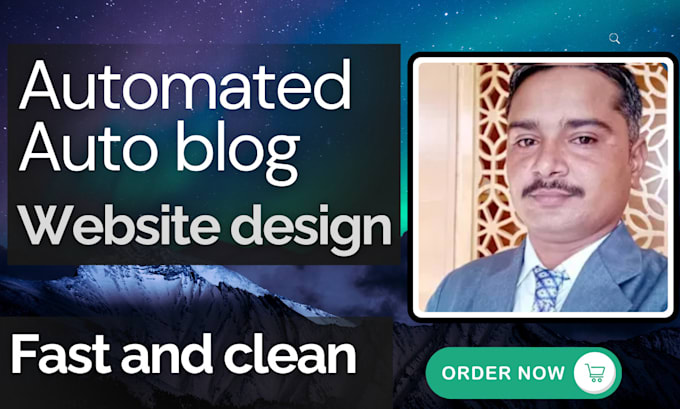 Gig Preview - Automated website design and create on wordpress   website