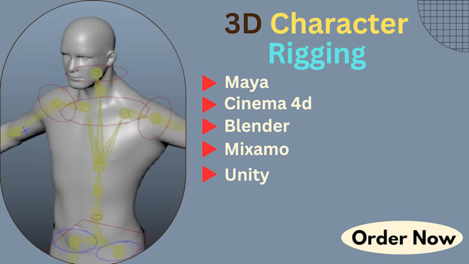 Bestseller - rig your 3d character professionally in maya and blender