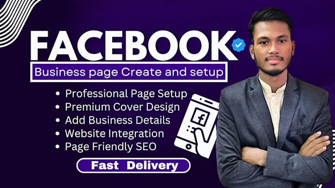 Gig Preview - Do facebook business page creat and setup