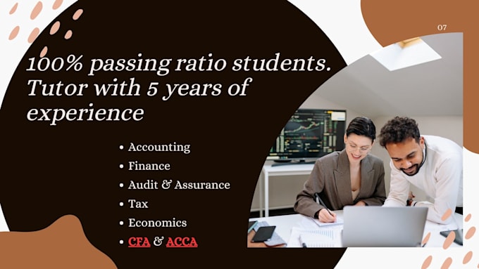 Bestseller - be your accounting and finance, audit, tax, acca, cfa tutor