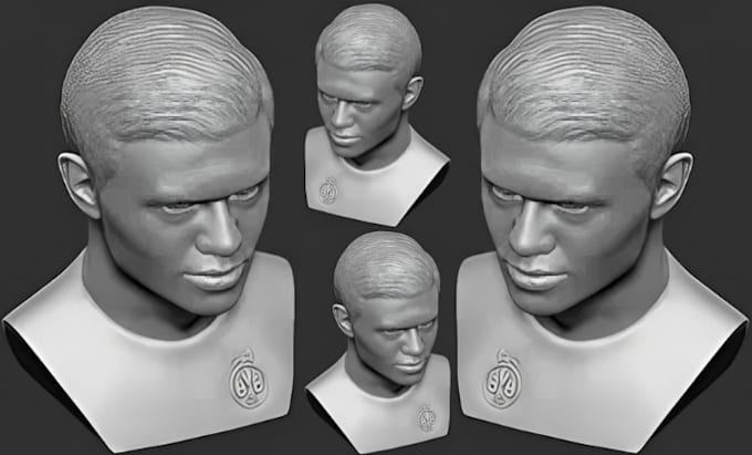 Gig Preview - Do 3d head, 3d bust, 3d miniature, 3d helmet, action figure, bjd for 3d printing