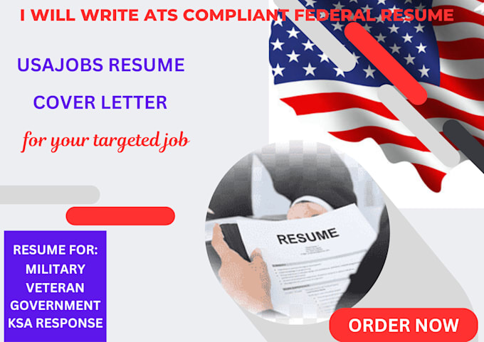 Gig Preview - Provide federal resume writing for your targeted jobs, usajobs