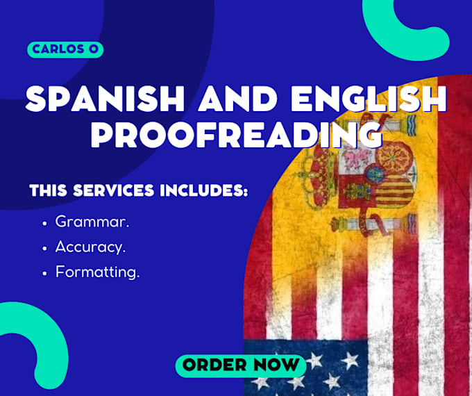 Gig Preview - Edit and proofread your spanish and english texts